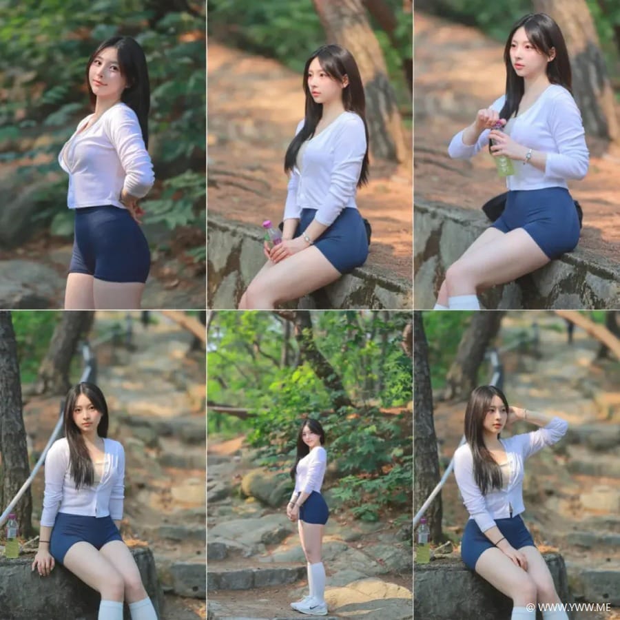 运动女生拍照，简单小动作，拍照阳光松弛好看，显身材又出片-1 - HDMISS