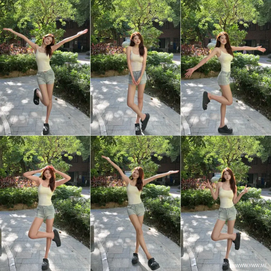 站姿全身照，这样拍，腿长好看显身材，轻松拍出大长腿-1 - 尤丝