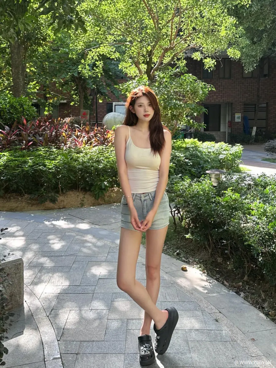 站姿全身照，这样拍，腿长好看显身材，轻松拍出大长腿-3 - 尤丝