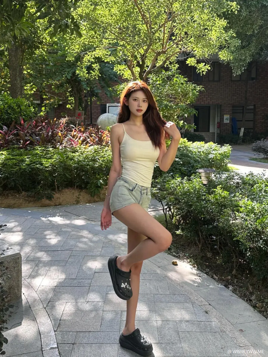 站姿全身照，这样拍，腿长好看显身材，轻松拍出大长腿-5 - 尤丝