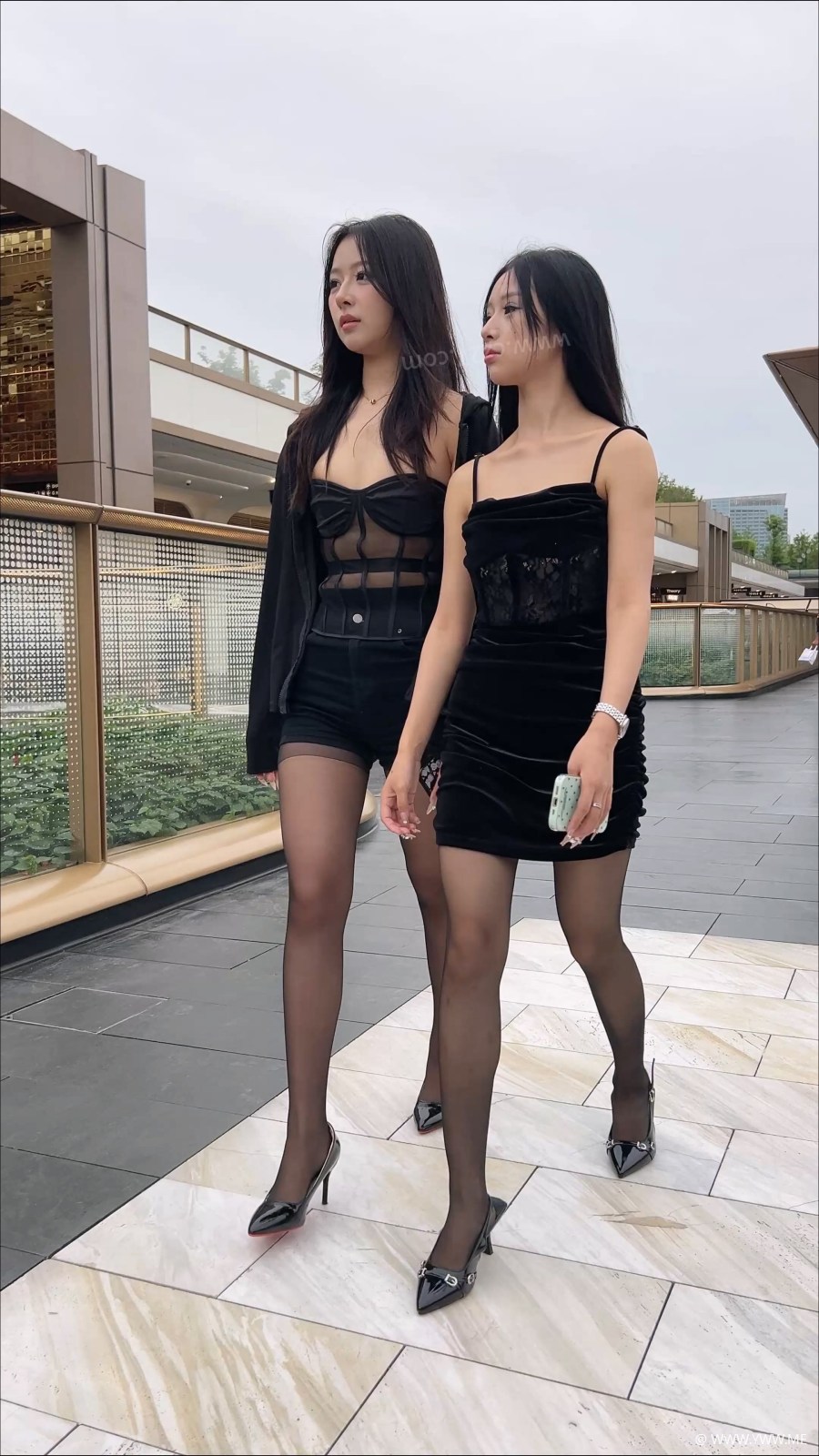 橙子摄影 – 双生黑丝调(上)原版-2 - HDMISS