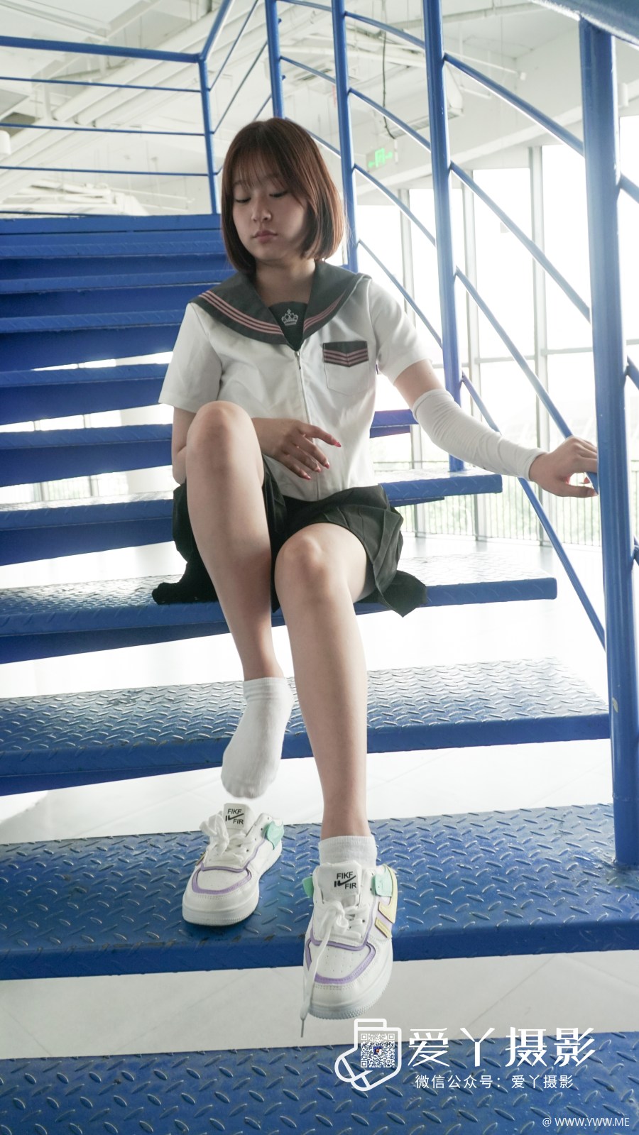 爱丫摄影 – HJC作品 活力少女-游戏厅青春洋溢jk少女-1 - HDMISS