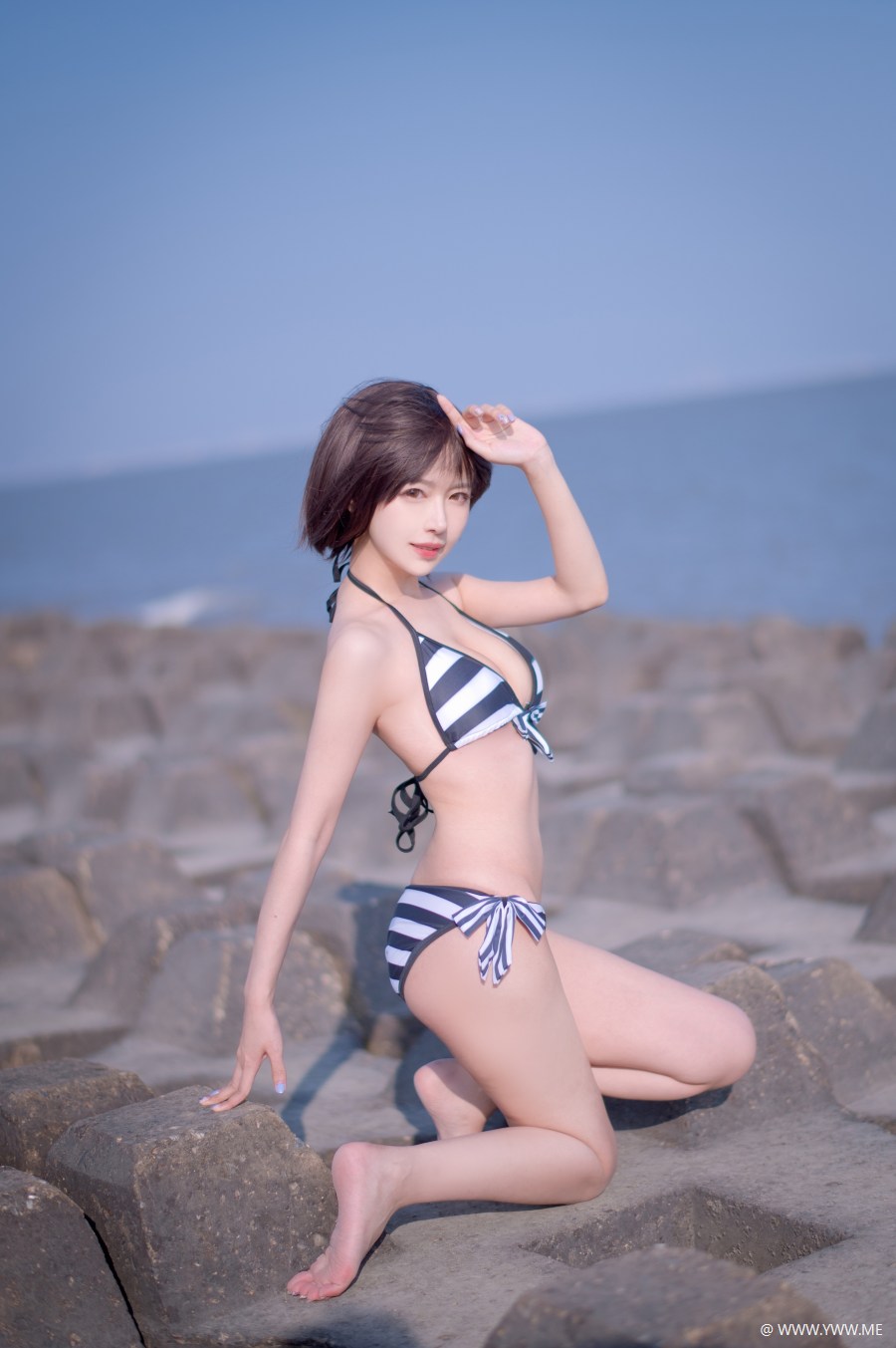 Shika小鹿鹿 – 加藤惠 泳装-1 - 脱兔网