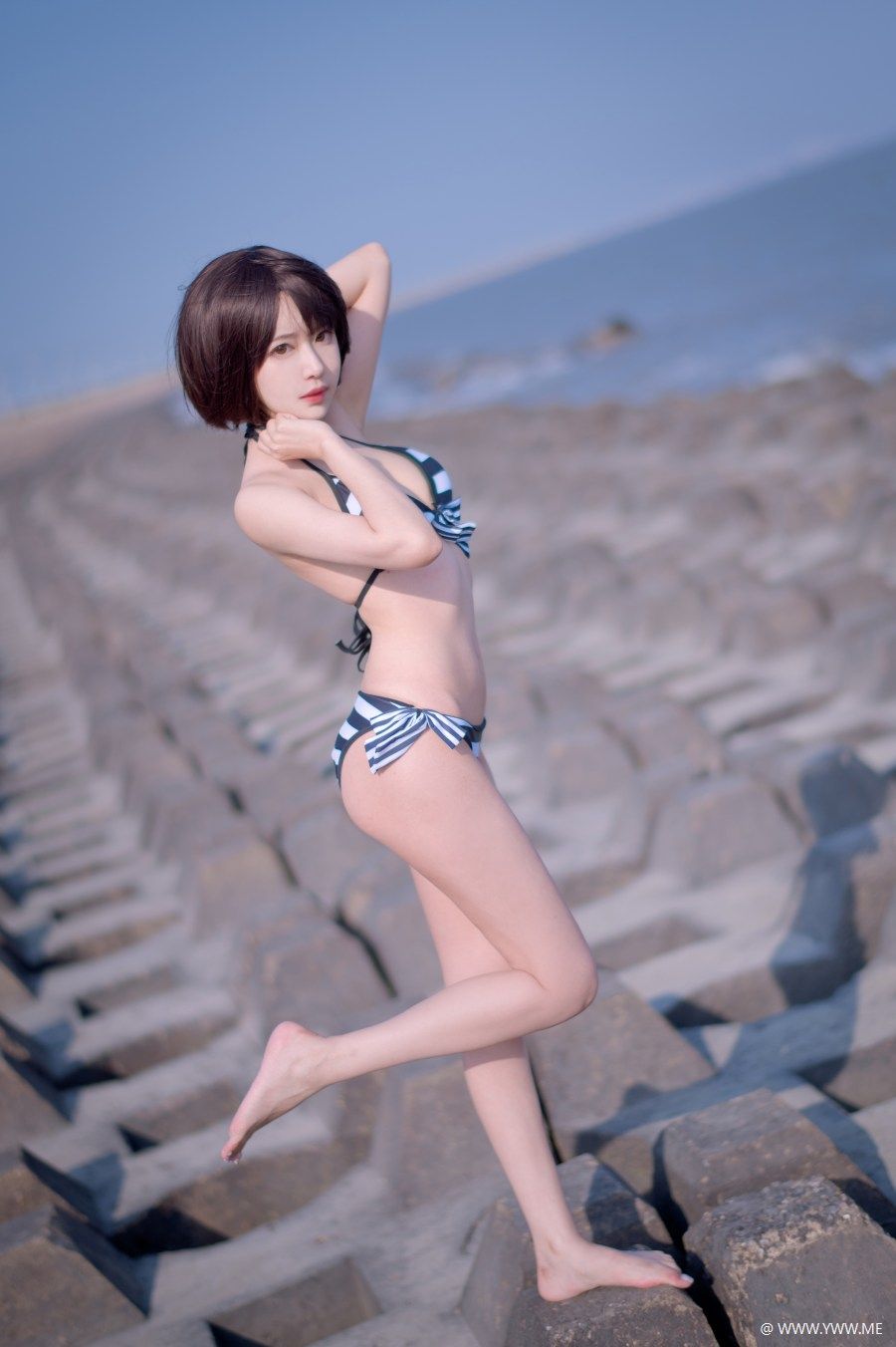 Shika小鹿鹿 – 加藤惠 泳装-3 - 脱兔网