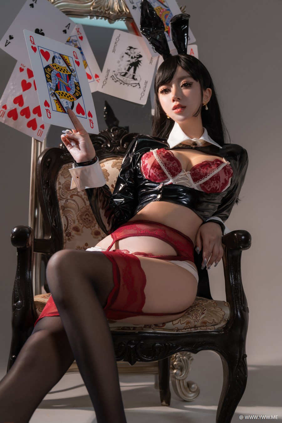 过期米线线喵 – 生日贺图 兔女郎-3 - HDMISS