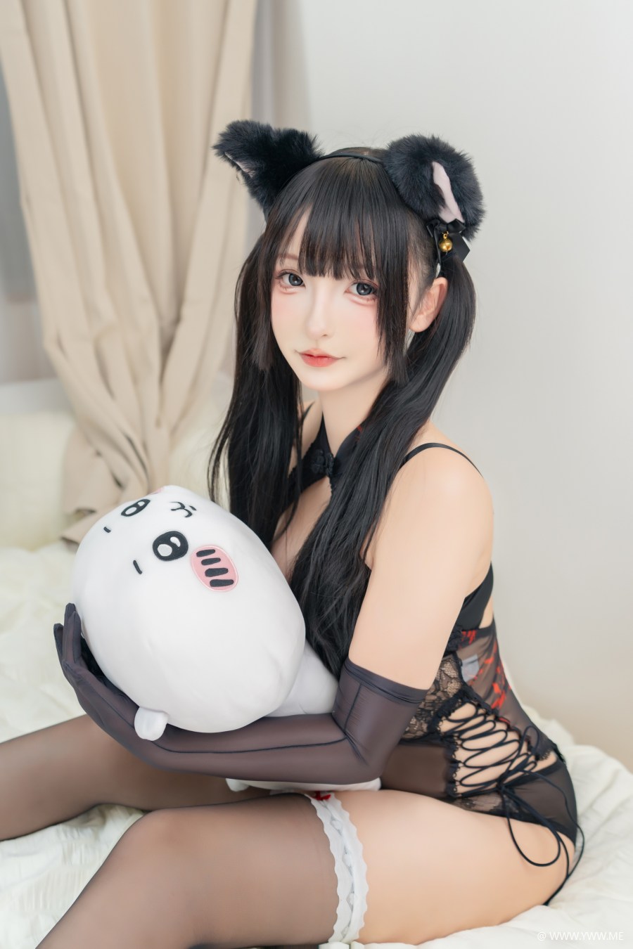 神楽坂真冬 – 黑猫撩人氛围-3 - 像素点