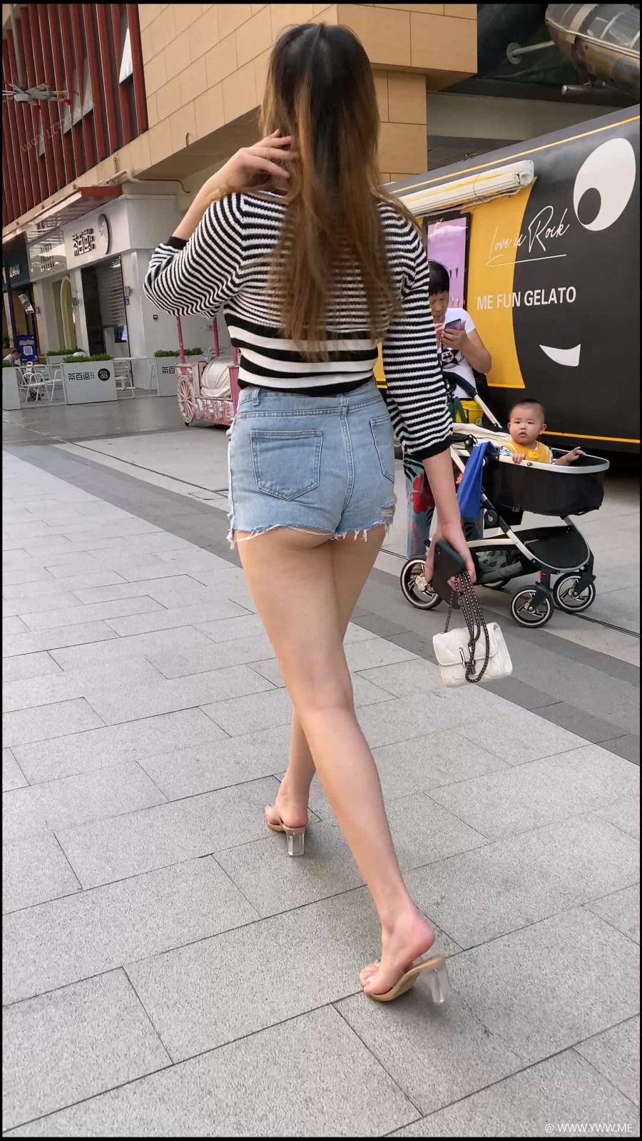橙子摄影 – 白嫩热裤小妹（上）-1 - 尤丝