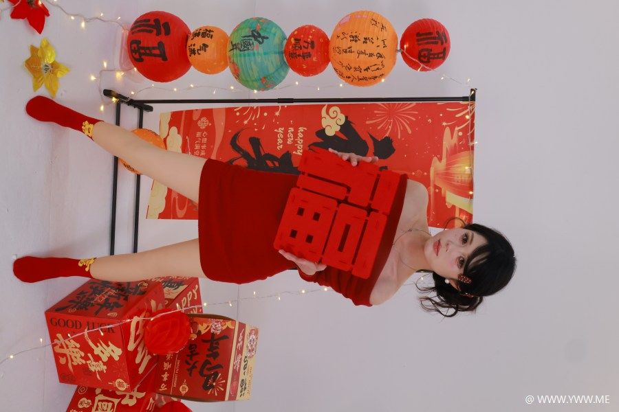 知足小岛 NO.266 绾绾-五福临门·贺新春(无水印)-2 - 脱兔网