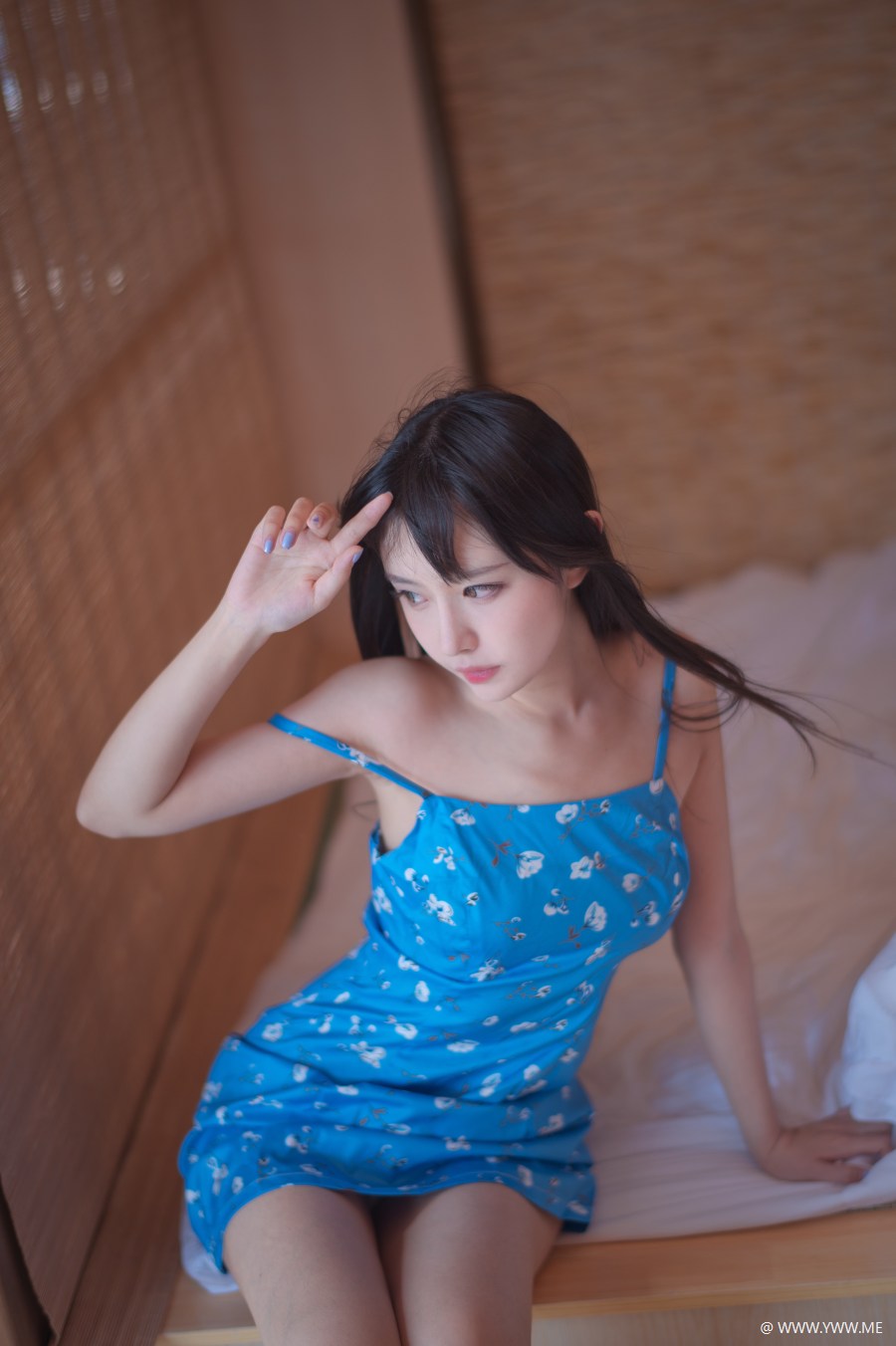 Shika小鹿鹿 – 蓝裙子-1 - 像素点