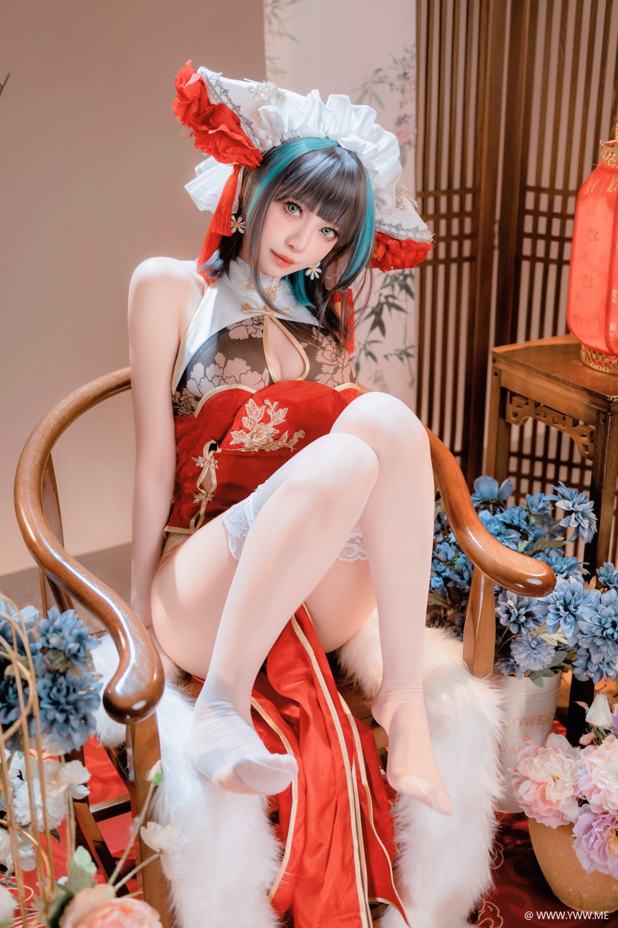 Shika小鹿鹿 – 碧蓝航线 新年柴郡-1 - 尤丝