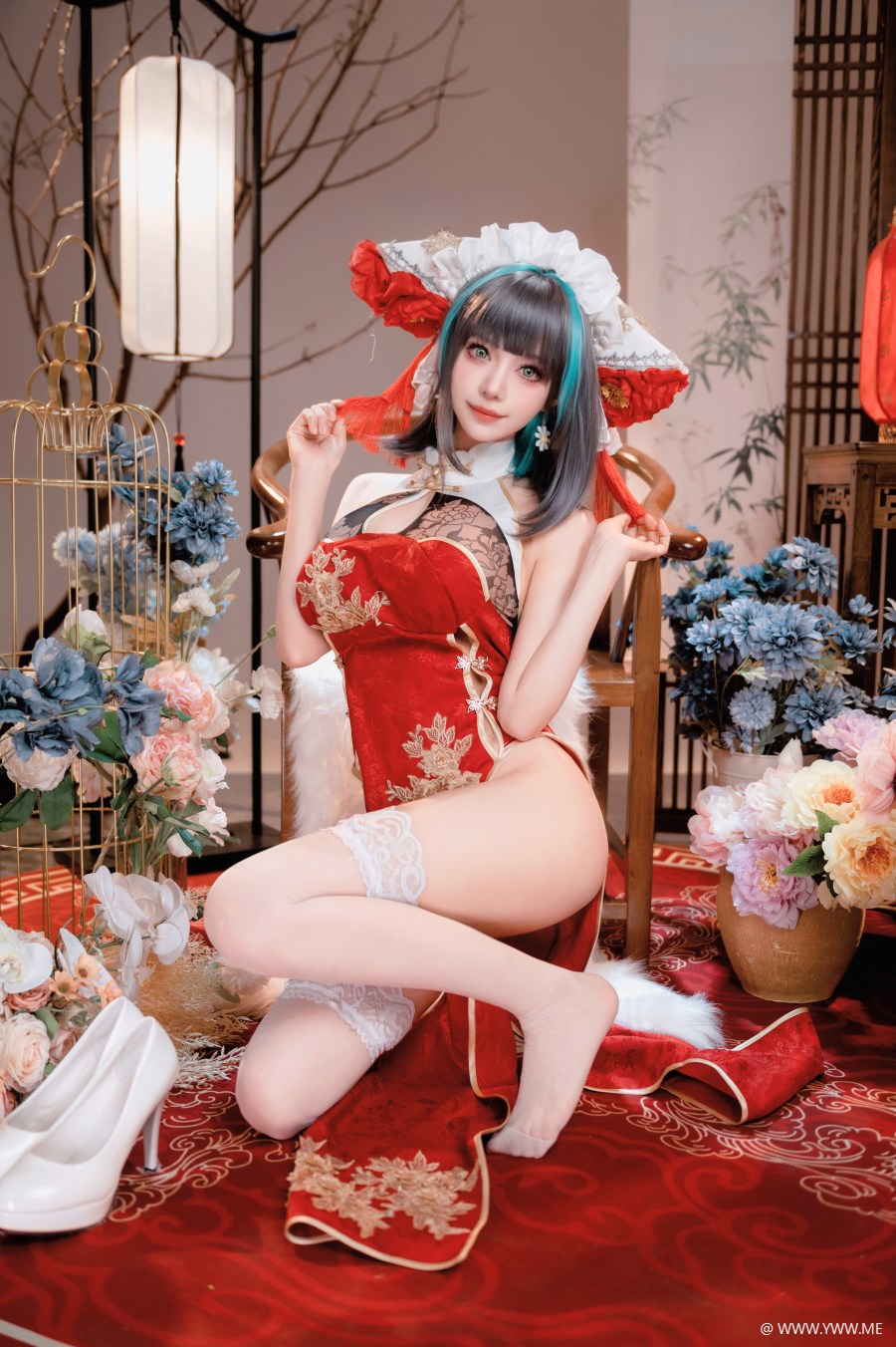 Shika小鹿鹿 – 碧蓝航线 新年柴郡-4 - 尤丝