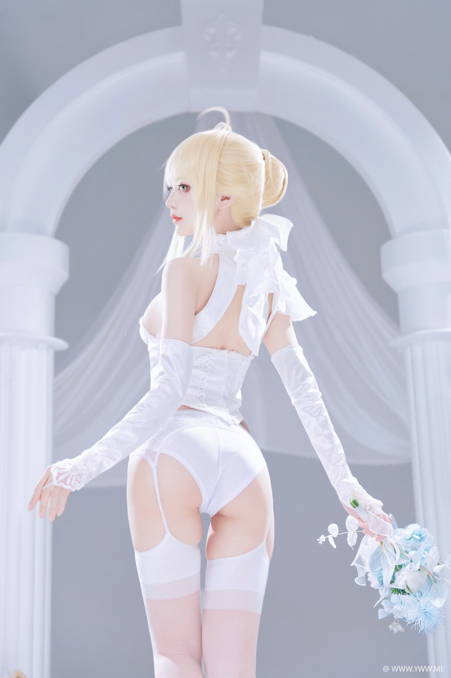 Shika小鹿鹿 – FGO Saber花嫁-2 - 像素点
