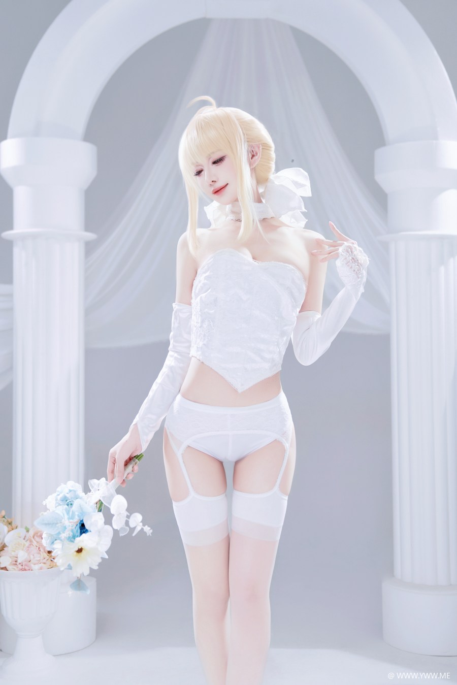 Shika小鹿鹿 – FGO Saber花嫁-4 - 像素点