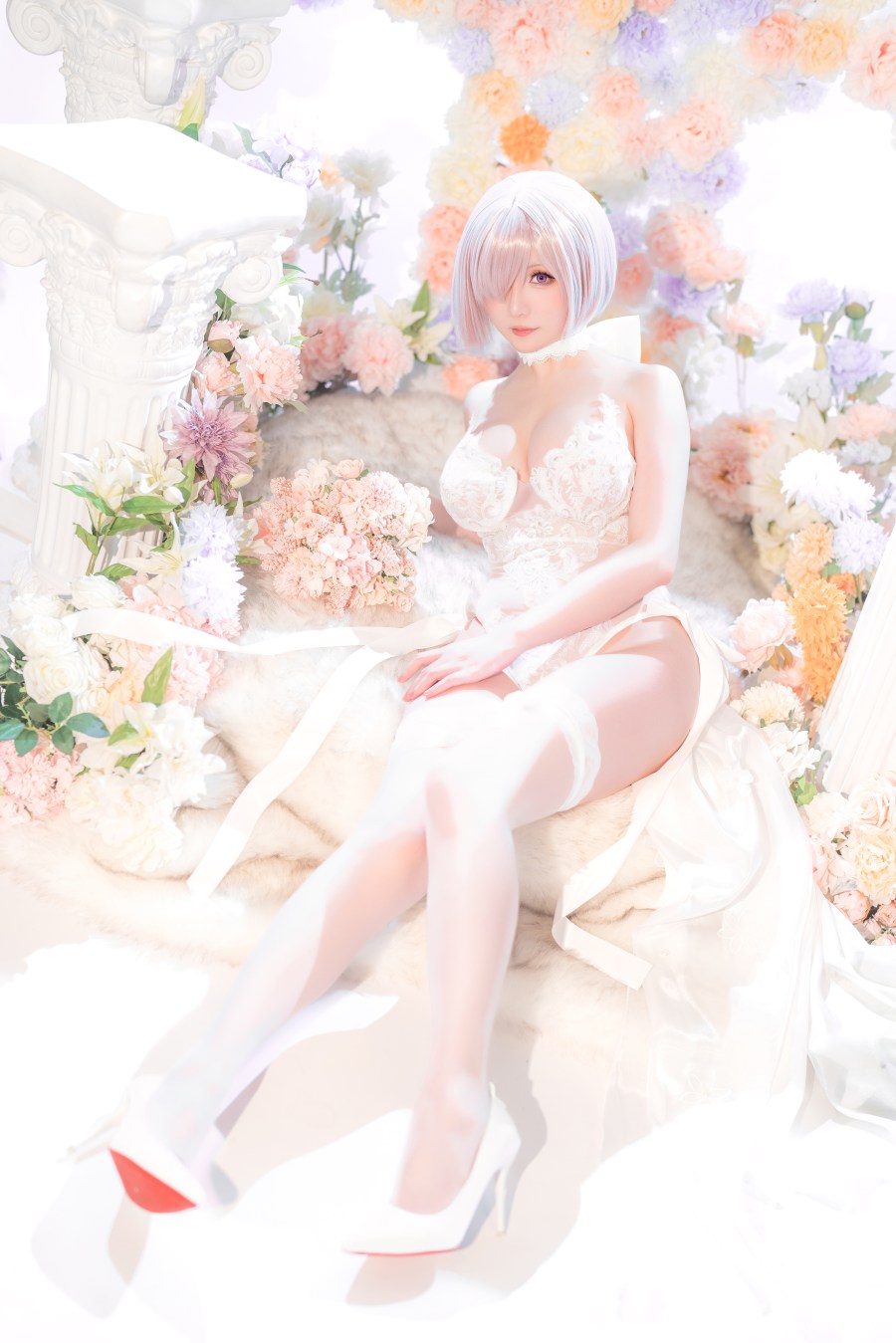 星之迟迟 – 2023 3月计划C FGO 玛修婚纱-1 - 像素点