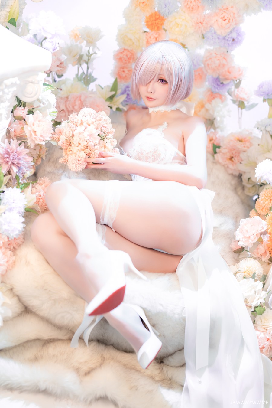 星之迟迟 – 2023 3月计划C FGO 玛修婚纱-3 - 像素点
