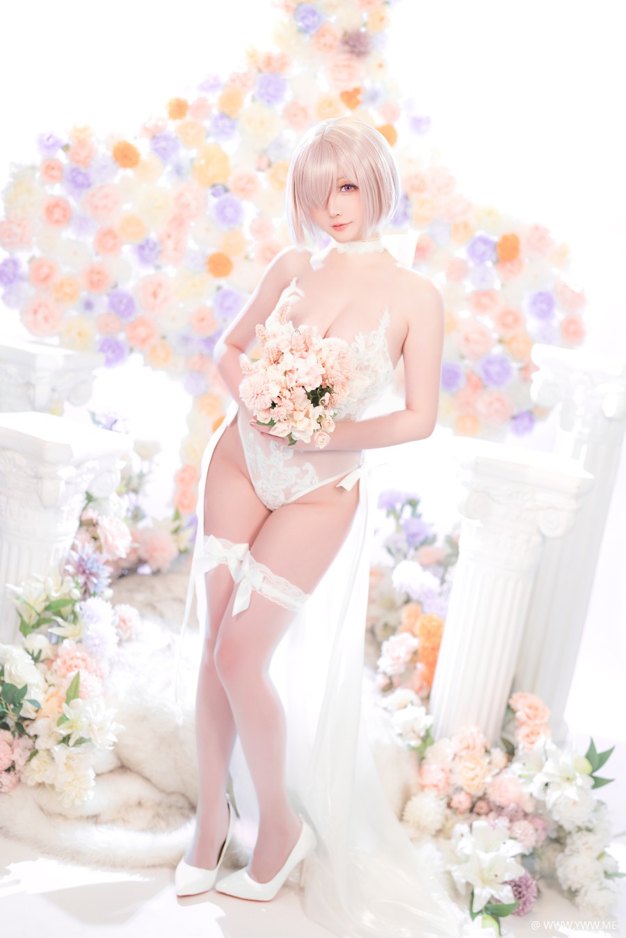 星之迟迟 – 2023 3月计划C FGO 玛修婚纱-2 - 像素点