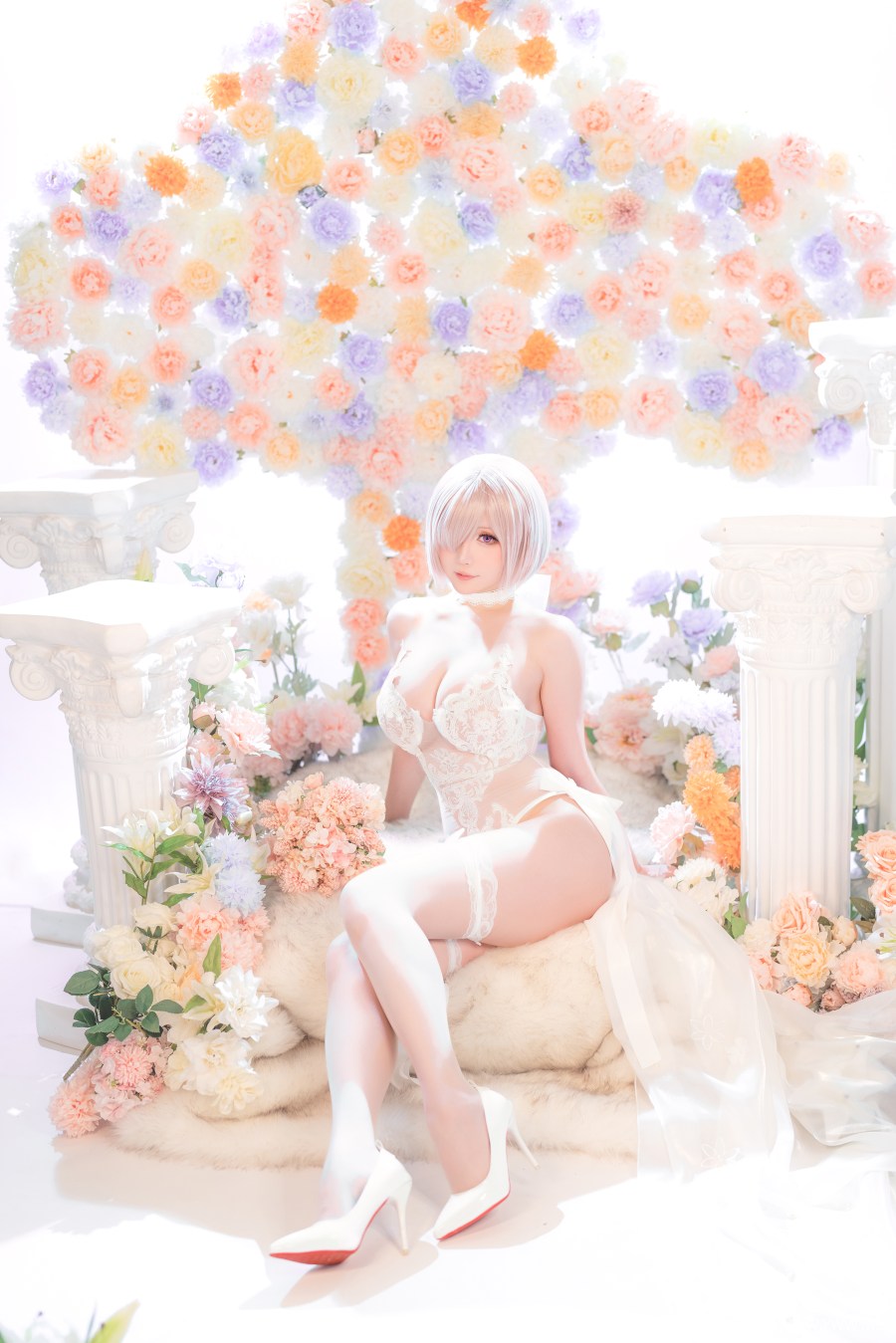 星之迟迟 – 2023 3月计划C FGO 玛修婚纱-4 - 像素点