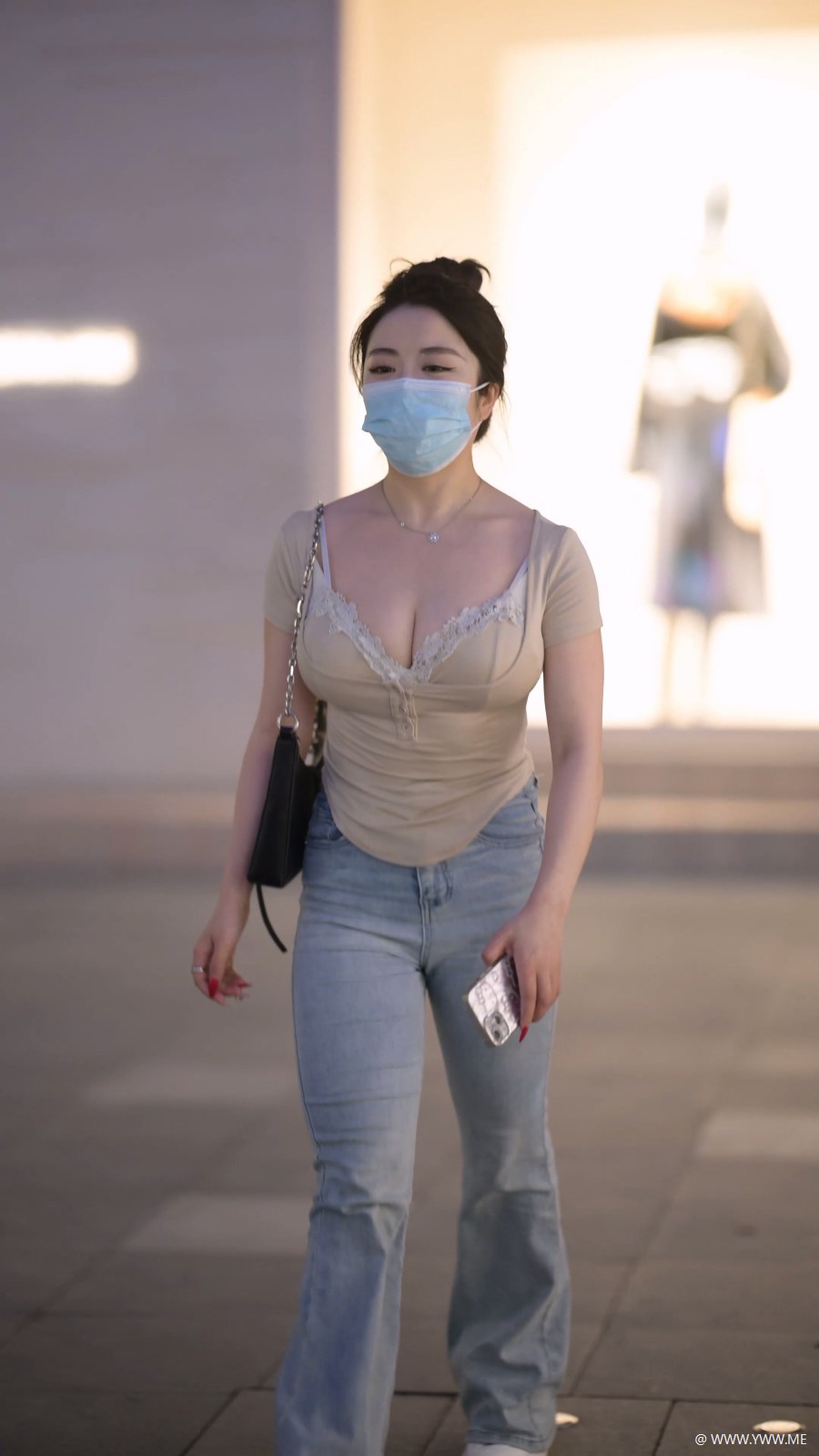 橙子摄影 – 街边丰腴美女(上)原版-1 - 尤丝