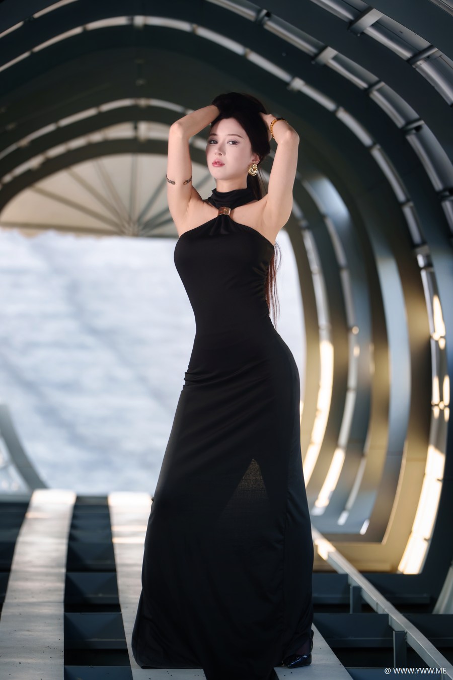 [YWW.ME] 黑裙美女 邓邓（摆烂版）-1 - 尤丝