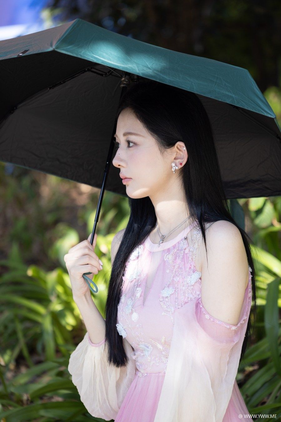 精选街拍 – 粉色长裙-3 - 像素点