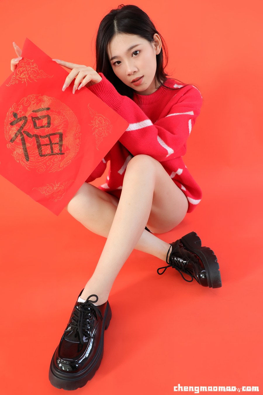 [橙猫猫] 菲菲 – 新年 1 上-2 - 像素点