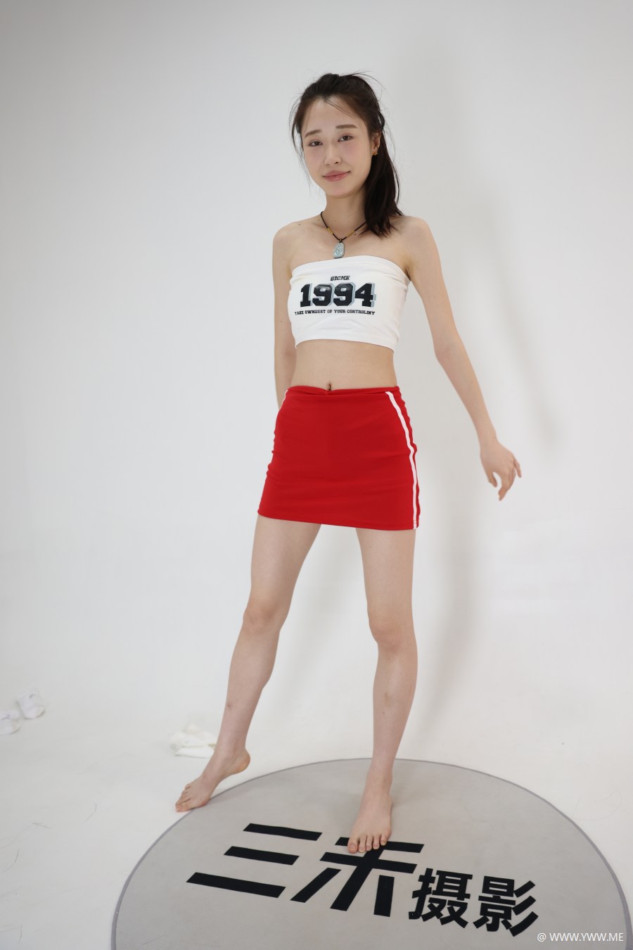 三禾摄影 NO.967 小贝 抹胸超短裙-1 - HDMISS