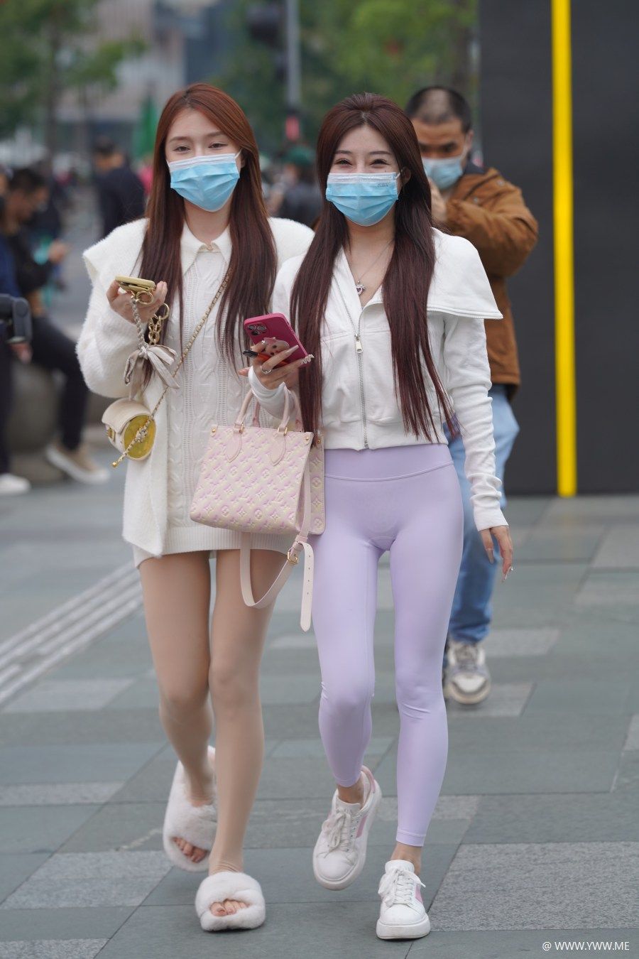 精选街拍 – 青春甜美闺蜜-2 - HDMISS