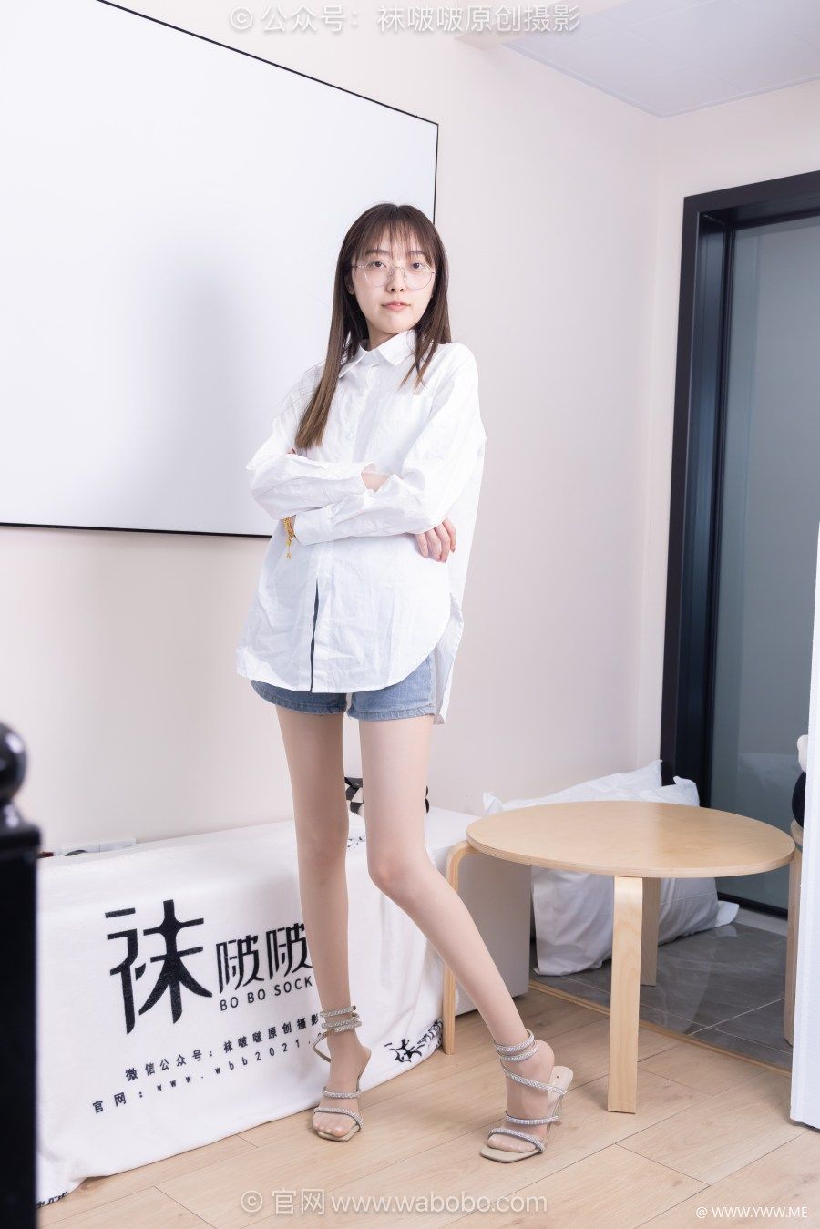 [袜啵啵] NO.701 稚予-高跟凉鞋、薄肉丝-4 - 尤丝