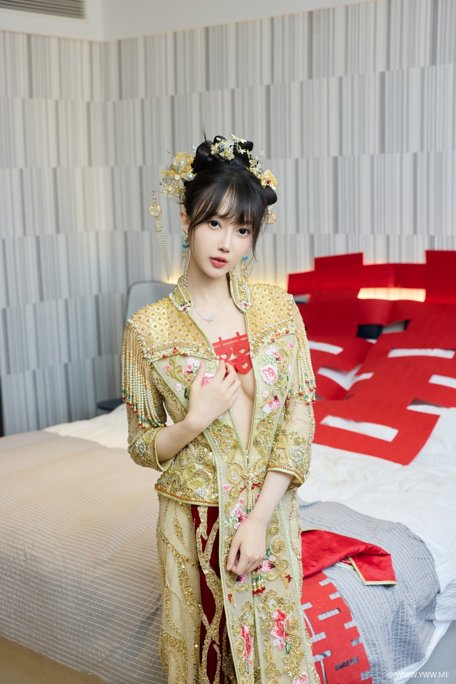 玥儿玥 – 内购无水印 NO.10567 性感秀禾服-2 - 脱兔网
