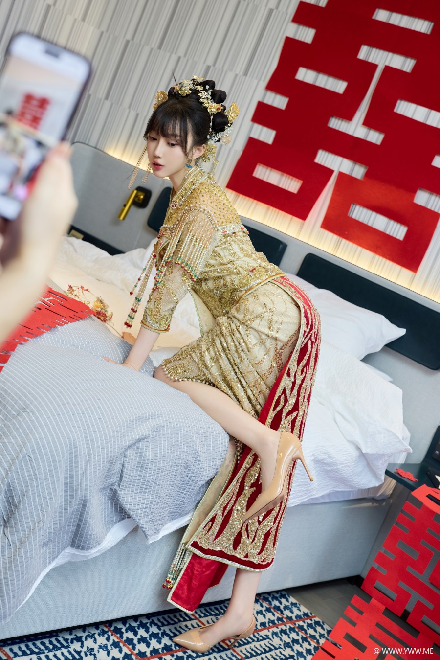 玥儿玥 – 内购无水印 NO.10567 性感秀禾服-4 - 脱兔网