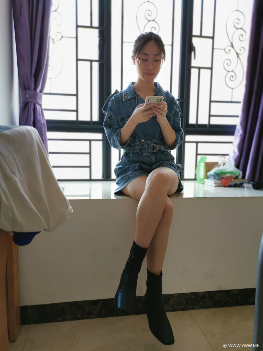 三禾摄影 杂刊 NO.016 素人学妹棉袜短靴-1 - 像素点