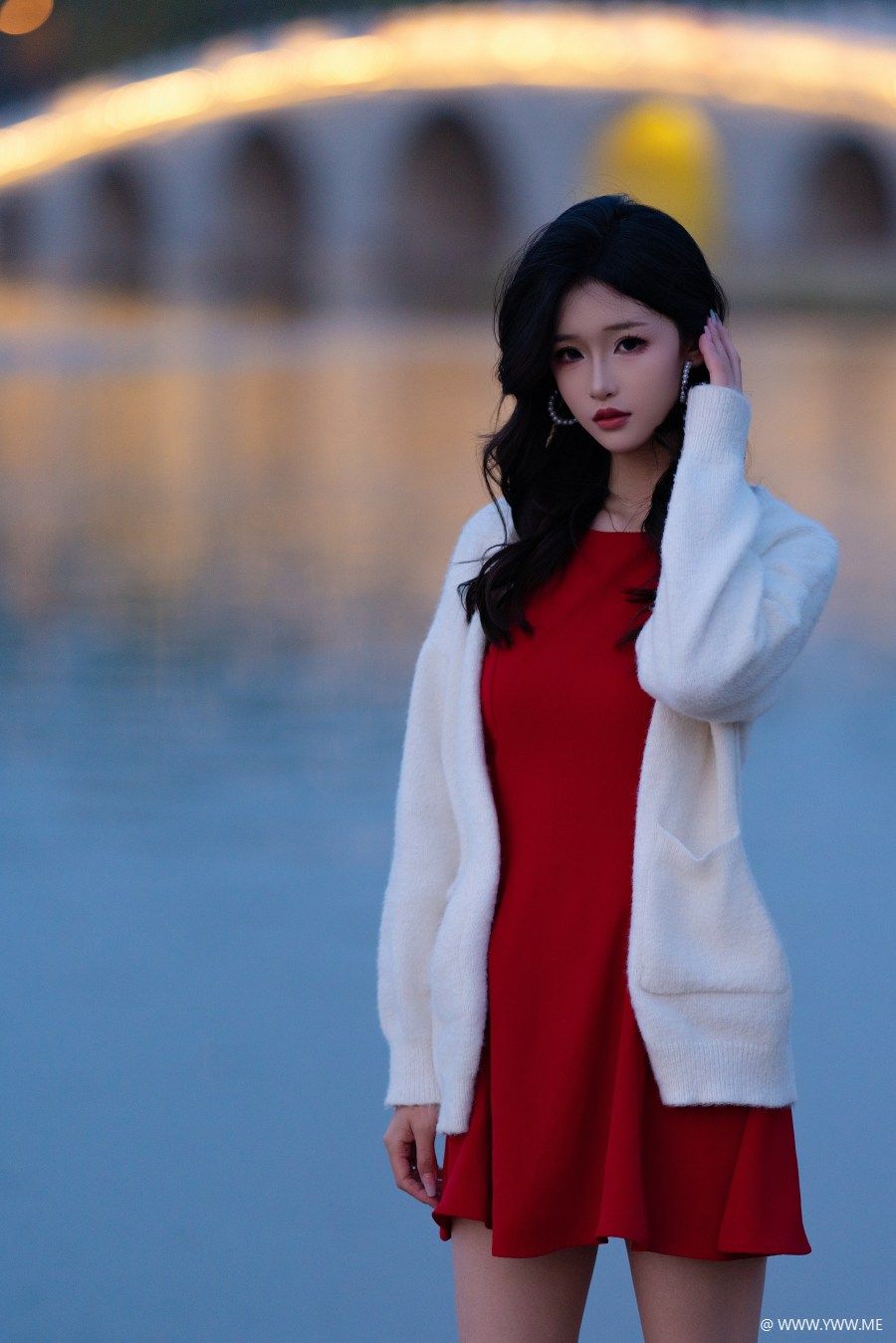 [YWW.ME] 暮色红裙 晚风里的情绪独白 林瑜-2 - HDMISS