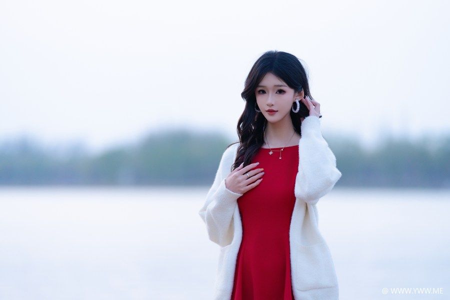 [YWW.ME] 暮色红裙 晚风里的情绪独白 林瑜-4 - HDMISS
