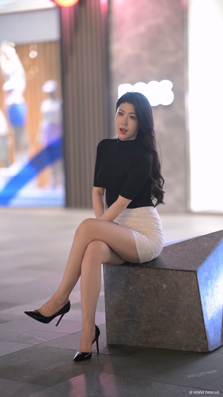 橙子摄影 – 素白美腿(上)-1 - HDMISS