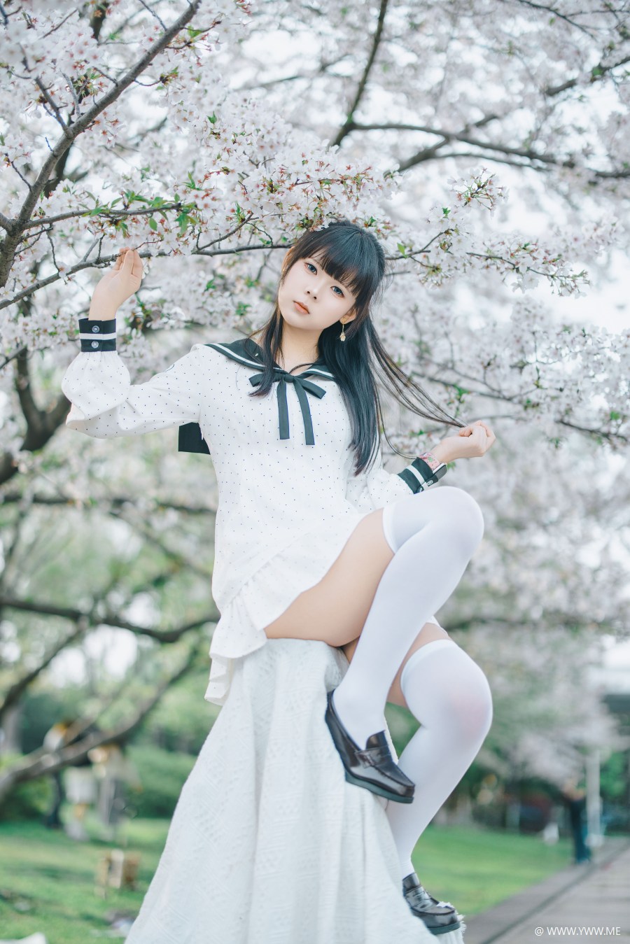 [YWW.ME] 樱花水手服 呱呱大帝-1 - HDMISS