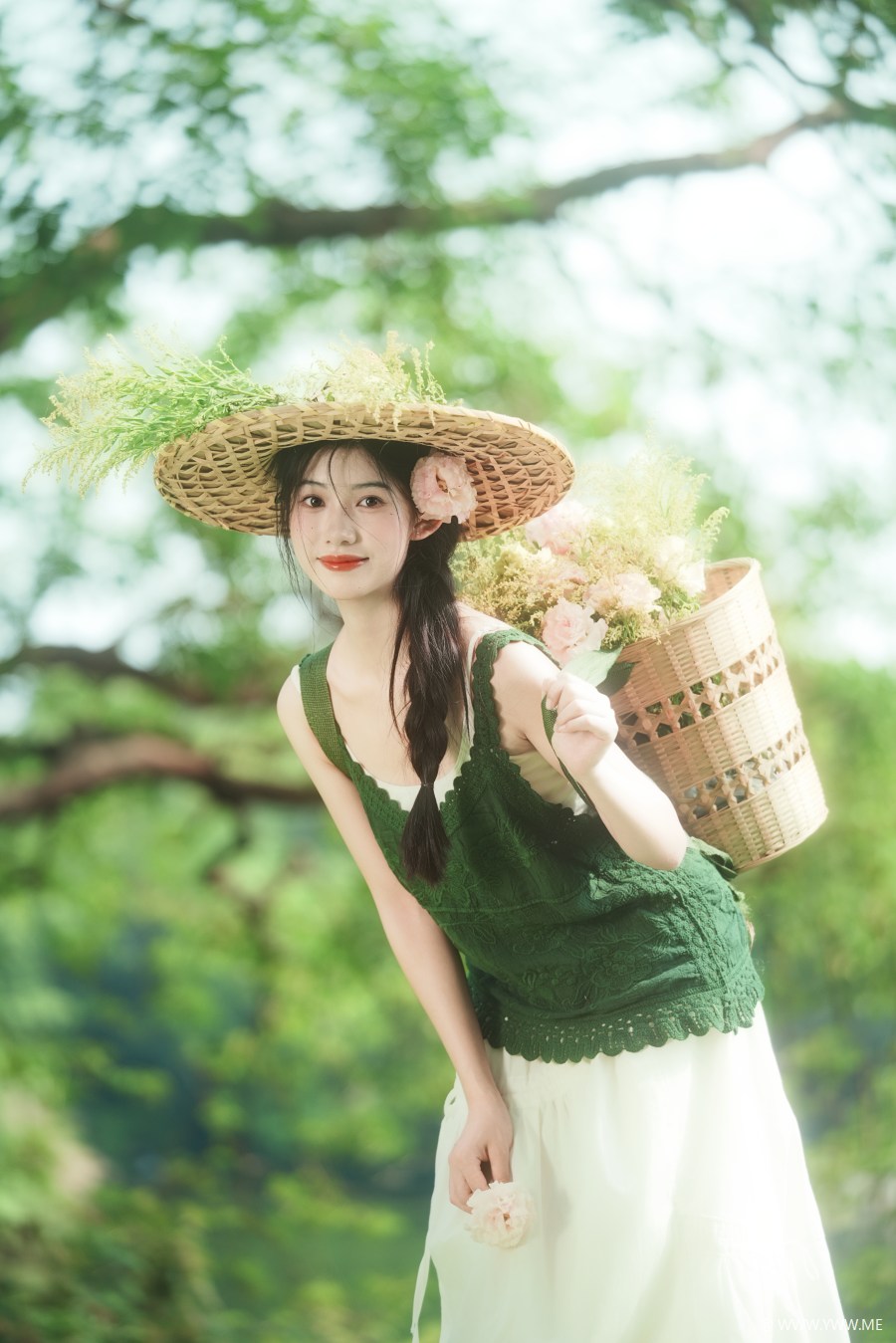 [YWW.ME] 夏日森系 山野少女的浪漫日记 欧阳明慧-1 - 尤丝