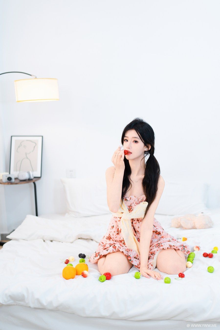 [YWW.ME] 软妹碎花裙 纯白卧室的水果甜梦 林瑜-3 - 像素点