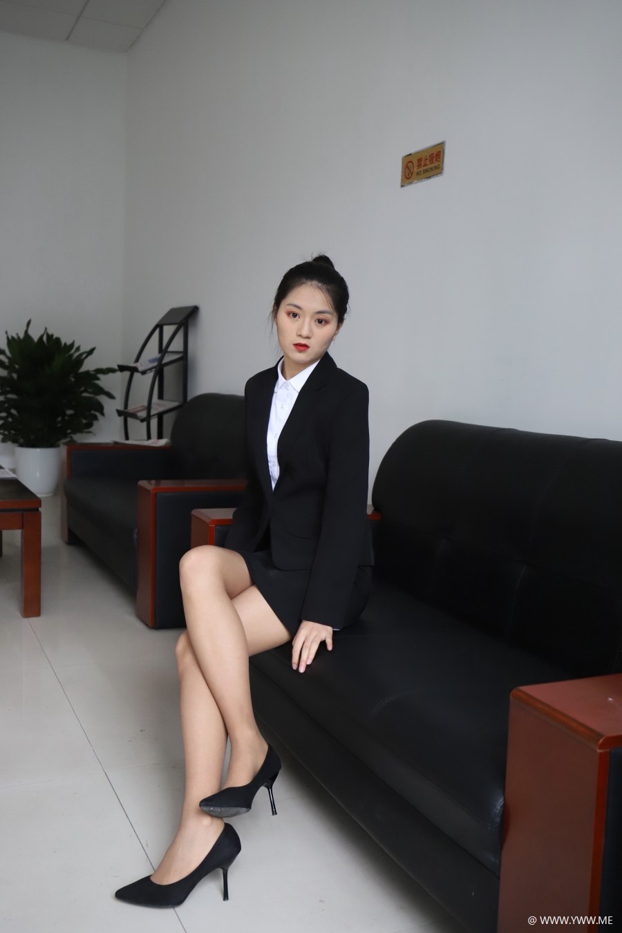 三禾摄影 杂刊 NO.054 学妹高跟职业装-3 - HDMISS