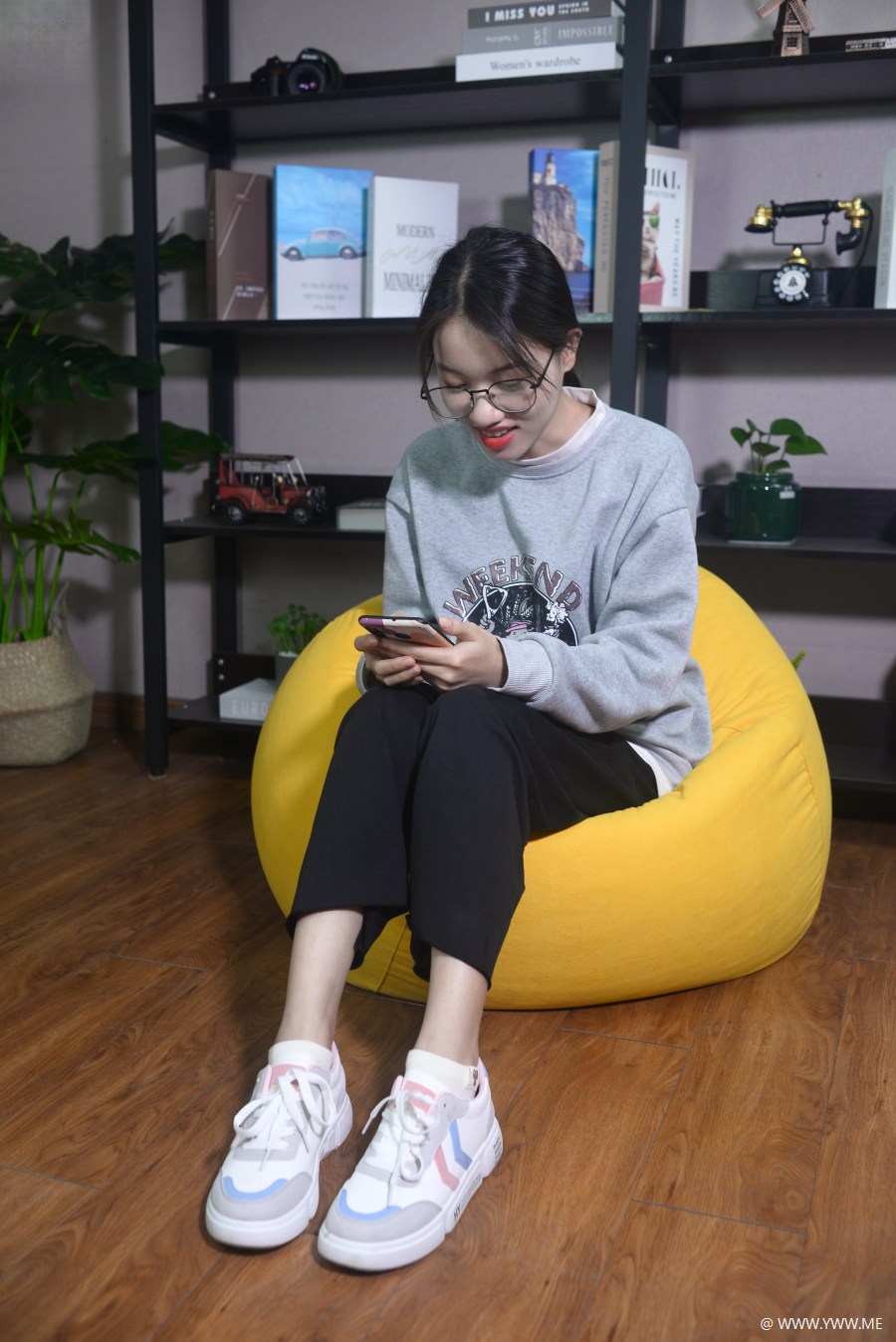 三禾摄影 杂刊 NO.057 学妹棉袜运动鞋-3 - 脱兔网