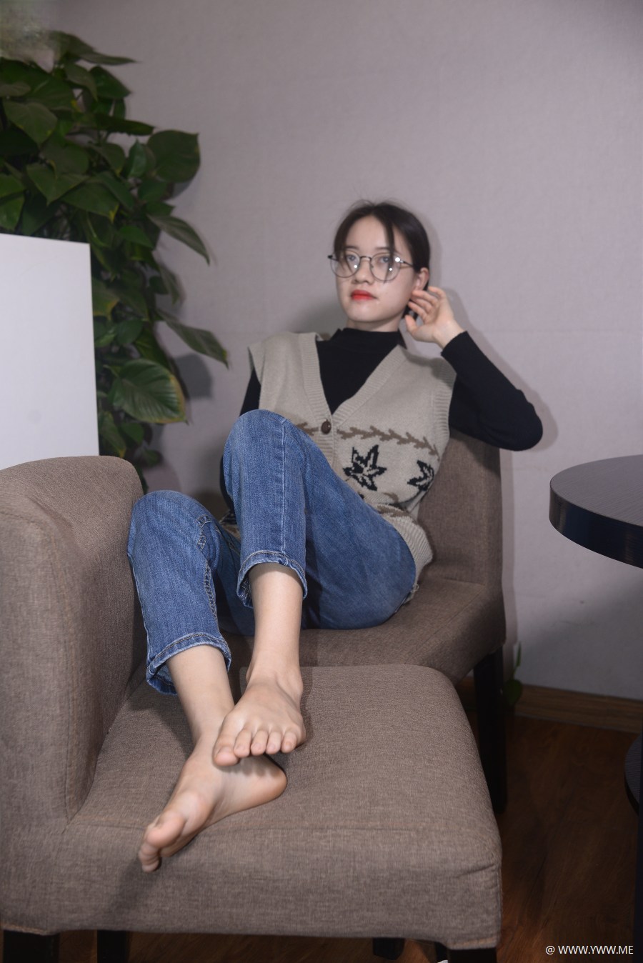 三禾摄影 杂刊 NO.058 学妹棉袜裤里丝-2 - 尤丝
