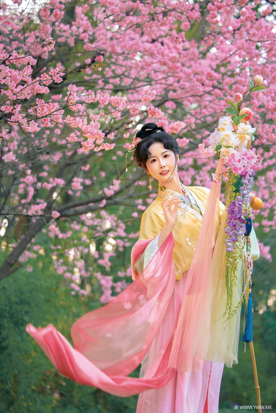 [YWW.ME] 一枝春绽放 橘芙芙-1 - 尤丝