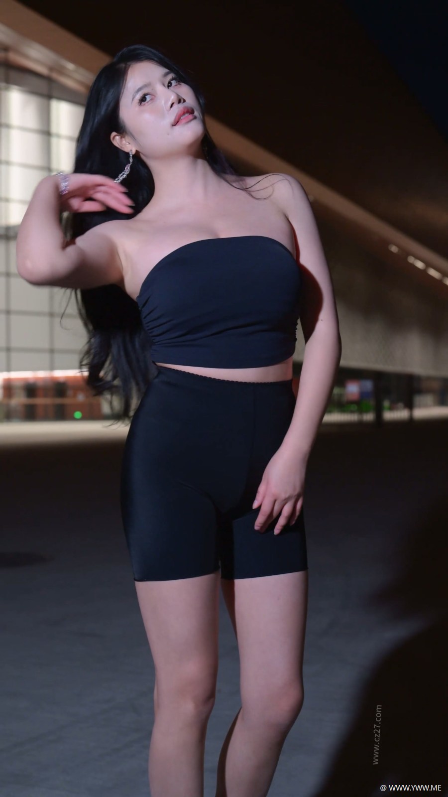 橙子摄影 – 舞蹈教练紧身短裤-2 - HDMISS