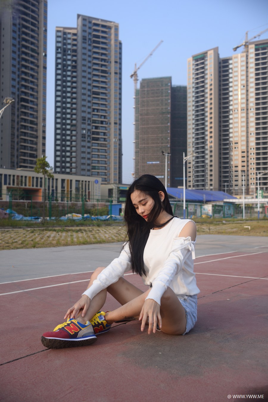 三禾摄影 杂刊 NO.068 美女短裤船袜-1 - 尤丝