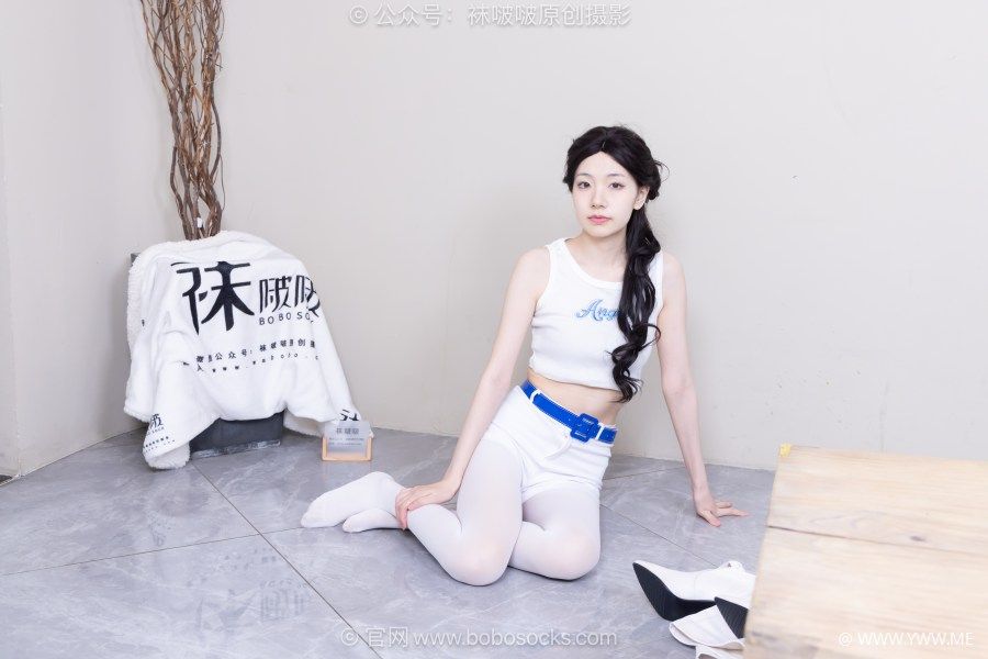 [袜啵啵] NO.735 小甜豆-高跟长靴、厚白丝-4 - 尤丝